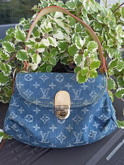 louis vuitton jeans bag vintage|Louis Vuitton denim vintage bag.